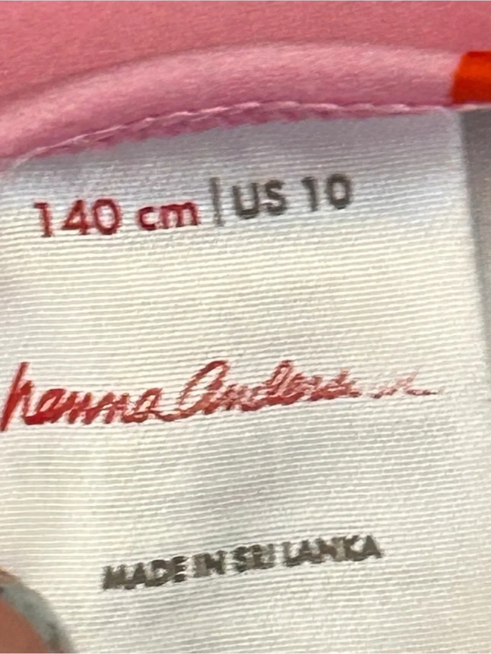 Hanna Andersson size 10 Girls' Pink Strawberry One-Piece Swimsuit